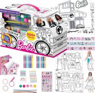 Set aktiviteti kreativ Barbie Bumper Activity Set, mbi 300 pjesë, me kukulla dhe aksesorë, shumëngjyrësh