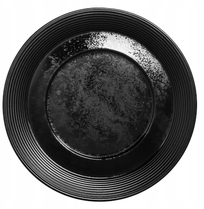 Pjatëzë RAK Porcelain Edge EVCS35, 7.5", porcelan, e zezë