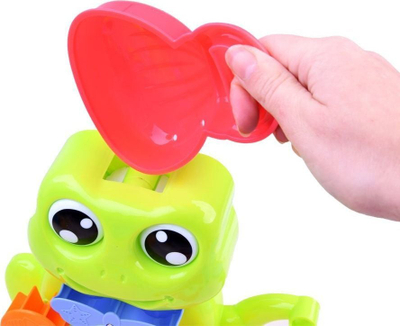 Lodër banje Jokomisiada Bath Frog ZA2779, me gota uji, me kupë thithëse, shumëngjyrëshe