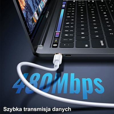 Kabllo Usb Usamus, 1.2m, e zezë