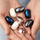 Kufje wireless MEE Audio Pebbles, Bluetooth 5, IPX4, ngjyrë safir