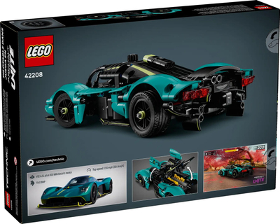 Set ndërtimi LEGO Aston Martin 42208, model dekorativ, shumëngjyrësh