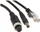 Kabllo lidhëse AUTONE ATE AVIA RJ45 10M, 10 m, RJ45 në M12 6 pin, e zezë