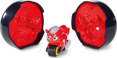 Lodër motor Ricky Zoom TOMY Wind &amp; Launch, set me nisje, plastikë, i kuq