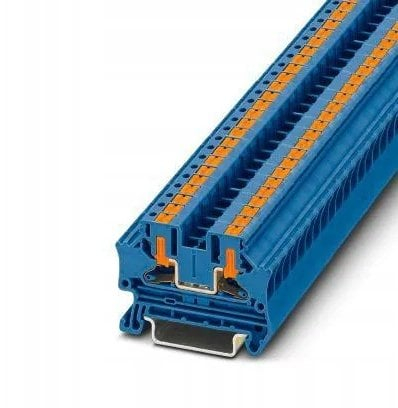 Terminal bllok Phoenix Contact PTV 4 BU, 32A, 1kV, blu