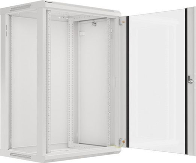 Kabinet rrjeti Lanberg WF01-6418-10S, 19", 18U, gri