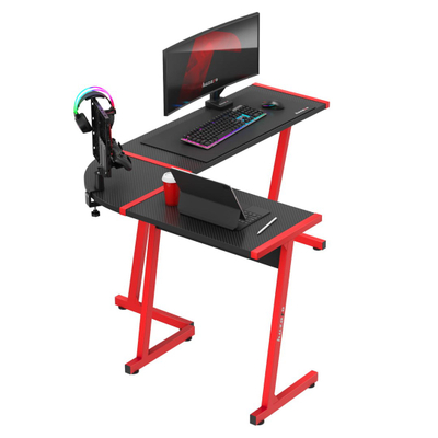 Tavolinë gaming Huzaro Hero 6.0, formë L, e kuqe