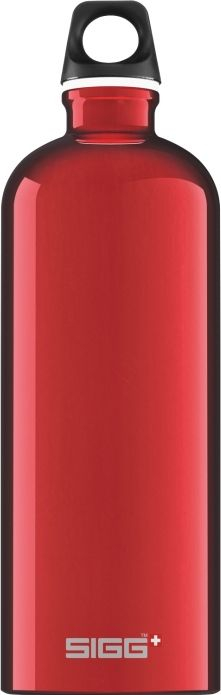 Shishe uji SIGG Traveller, 1000 ml, alumin, e kuqe