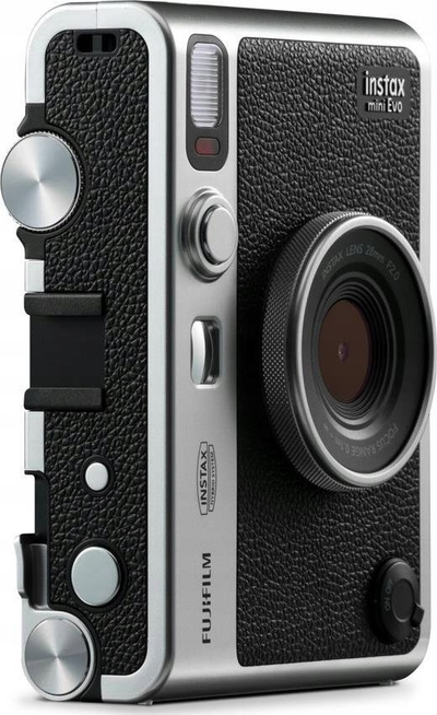 Aparat fotografik instant Fujifilm Instax Mini Evo USB C, me Bluetooth, me 40 filma, i zi