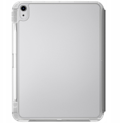 Kapak mbrojtës Skinarma Zeta për iPad 11" A16 2025 dhe iPad 10.9" 10 Gen 2022, mbështetje me palosje, hapësirë për Apple Pencil, gri