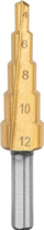 Set shpuesesh me hap-shkallë Graphite Drill Step, 7 copë, HSS, me kuti plastike