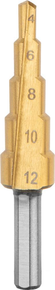 Set shpuesesh me hap-shkallë Graphite Drill Step, 7 copë, HSS, me kuti plastike