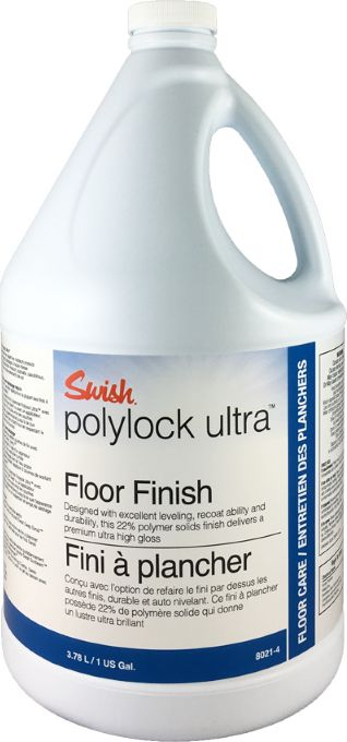 Shtresë polimerike dysheme Swish Poly Lock Ultra, 3.78L, shkëlqim i lartë, antirrëshqitëse