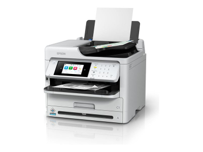 Printer Multifunksional Epson WorkForce Pro WF-M5899DWF, Monokrom, Wi-Fi, Dupleks