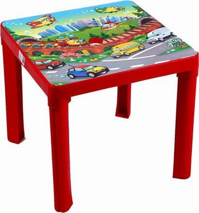 Tavolinë kopshti për kalamoj Star Plus Children's Garden Table, plastike, 46 x 46 x 43 cm, blu