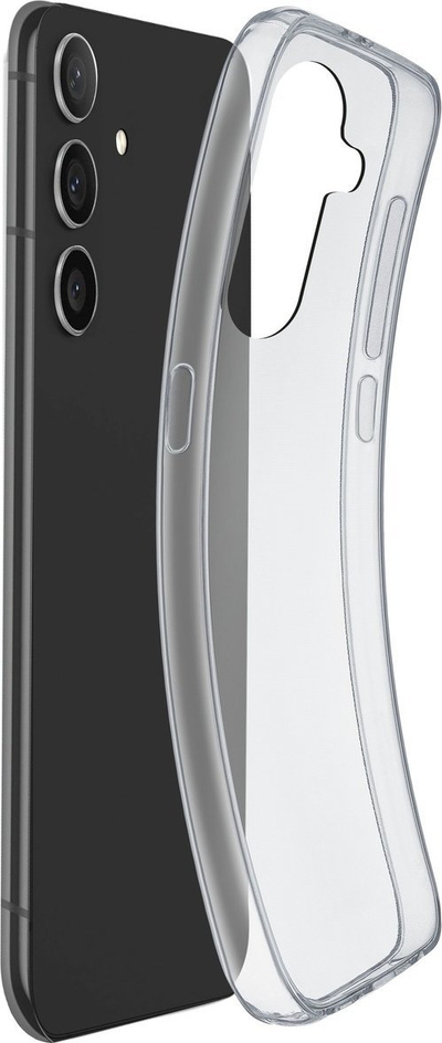 Mbrojtëse telefoni Cellularline Soft për Galaxy A55 5G, gomë fleksibël, ultra e hollë, transparente