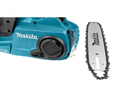 Sharrë zinxhir me bateri Makita DUC353Z, 2x18V, shufër 35 cm, ngjyrë kaltër