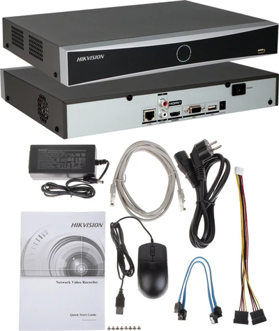 Regjistrues IP Hikvision DS-7608NXI-K1, 8 kanale, AcuSense, i zi