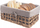 Shportë organizimi Orion Storage Basket Natural, 30.5x20.5x15 cm, me mbulesë stofi gri