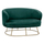 Sofa Arien 2-ulëse velur gjelbër (HM8492.03), gjelbër/ ari