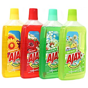 Shkume pastruese e lëngshme Colgate-Palmolive Ajax universal, 1L, e kuqe