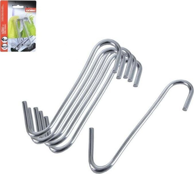 Set grepash për kuzhinë edhe banjo Orion, 6 copë, çelik inox, ngjyrë argjendtë