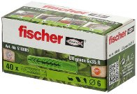 Tiple universale Fischer UX 8x50 R 518885, najlon, jeshile