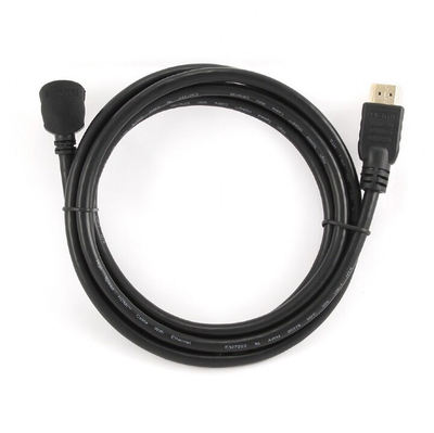 Kabllo Gembird CABLEXPERT HDMI - HDMI 1.4, 1.8m, e lakuar 90°, e  zezë