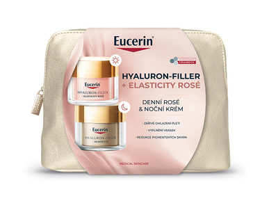 Set Eucerin Hyaluron-Filler + Elasticity Rosé, 3 elemente