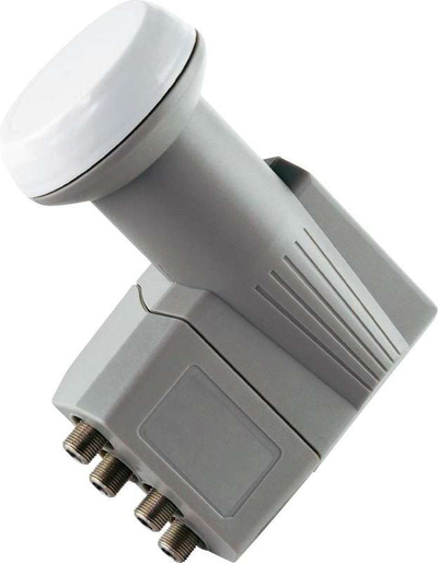 LNB satelitor Schwaiger LNB4, 10.70-12.75 GHz, zhurmë e ulët, gri