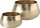 Set fenerësh dekorativ Home24 Lukeria, 2 copë, metal, ngjyrë ari
