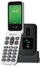 Telefoni me kapak Doro Leva E30, 2.8", 4G, i zi me të bardhë