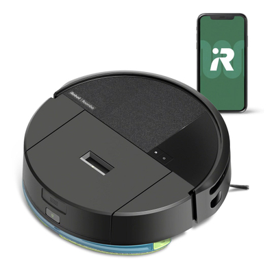 Robot pastrues iRobot Roomba 205 DustCompactor, me larje dyshemeje, kontroll me aplikacion, i zi