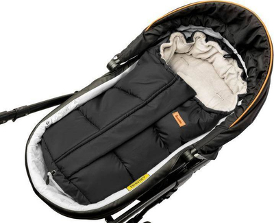 Qese për gjumë Sensillo Combi Polar 3in1, 80 100cm, për karrocë, e zezë bezhë