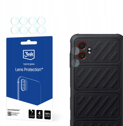 Заштитно стакло за камера 3MK Hybrid Glass за Samsung Galaxy XCover 7 Pro, за леќи на камера, проѕирно