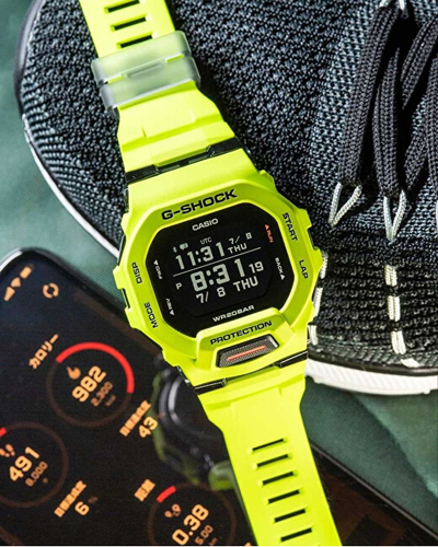 Orë sportive për meshkuj Casio, e gjelbërt