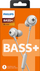 Kufje in-ear Philips Bass+, me mikrofon, të bardha