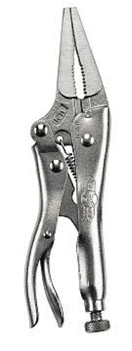 Kapëse bllokuese me hundë të gjatë Irwin Vise-Grip 100mm, çelik, argjend