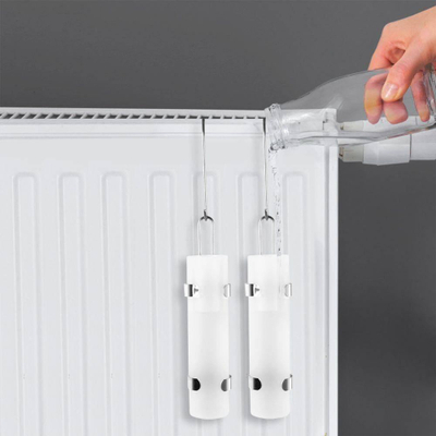 Lagështues ajri për radiator Glass X2, set 2 copë, 0.32L, i bardhë