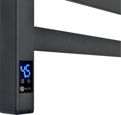 Ngrohës elektrik peshqirësh Navin Avangard, 480×1200 mm, 235 W, i zi