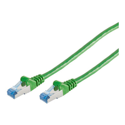Kabllo rrjeti S-Conn 75711-0.25G, Cat6a S/FTP, 0.25 m, jeshile