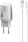 Karikues muri Somostel SMI-A278, 12W 2.4A, 2 porta USB me kabllo USB C 1m, i bardhë
