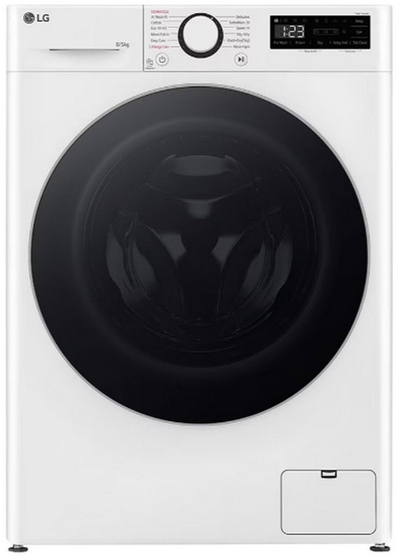 Lavatrice me tharëse LG F2DR508S1W, 8kg 5kg, 1200 rpm, e bardhë