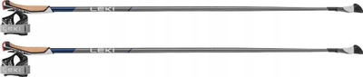 Shkopinj Nordic Walking LEKI Smart Flash, karbon 70%, dorezë Nordic Shark, të zinj