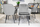 Set karrigesh Lugo Velvet, kadife silver gri, këmbë metalike të zeza, 2 copë