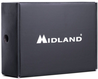 Sistem komunikimi për motorçikleta Midland BTX1 Pro S Twin Set, interkom deri 800 m, IPX6, i zi
