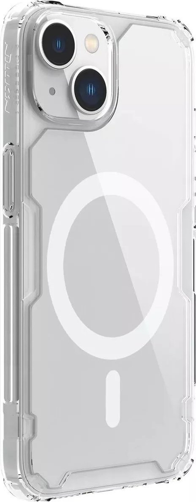 Mbrojtëse telefoni Nillkin Nature TPU Pro Magnetic për iPhone 15, MagSafe, transparente