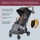 Karrocë bebe Ergobaby Metro 3 Deluxe, kompakte qyteti, ulëse ergonomike, gri Pearl