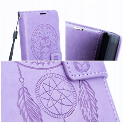 Këllëf telefoni Futera Mezzo Book për Xiaomi Redmi 14C, me magnet, me portofol, vjollcë me dreamcatcher