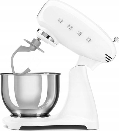 Mikser qëndror Smeg SMF03WHEU, 800W, 10 shpejtësi, i bardhë